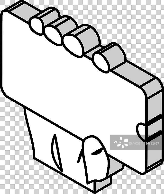 智能手机屏幕上的数字图像显示图片素材