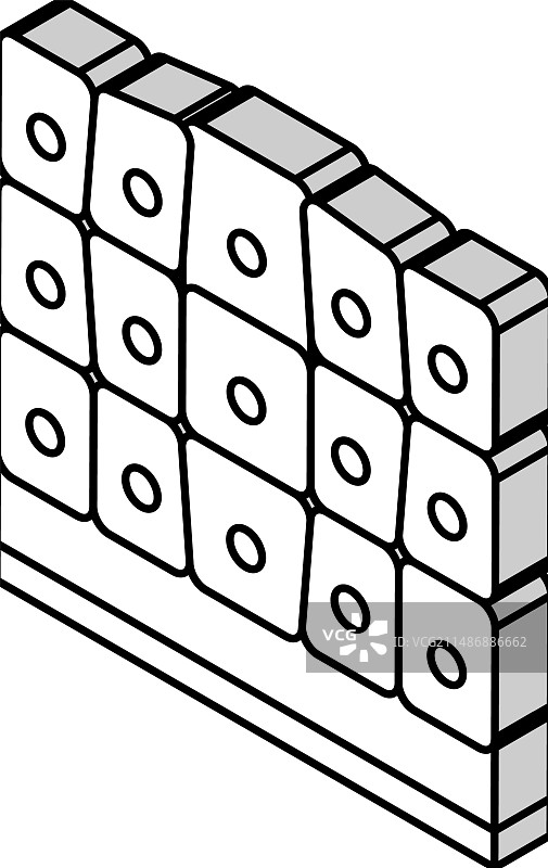 上皮组织2.5D图标图片素材
