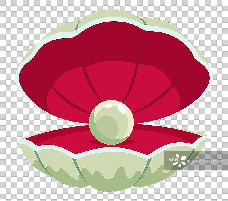 海螺里的珍珠，扇贝图片素材