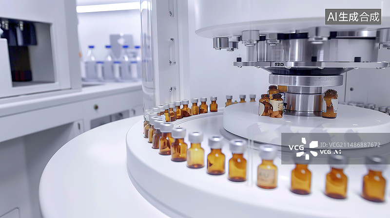【AI数字艺术】实验室内的显微镜图片素材