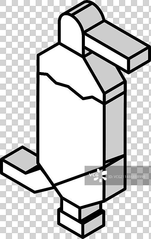 铝生产等距提取工艺图标图片素材