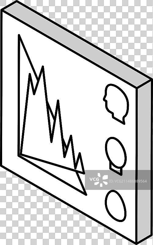 带有放射学等距图标的干部信息图图片素材