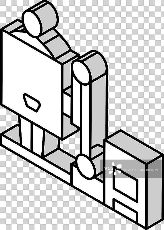 透视放射学2.5D图标图片素材