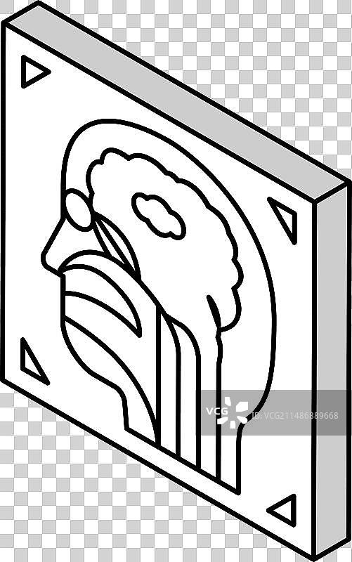 核医学放射学2.5D图标图片素材