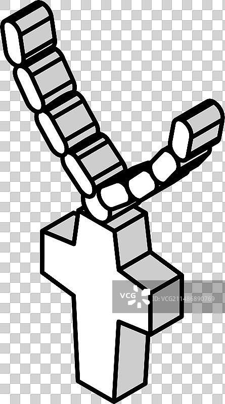 链条珠宝2.5D图标图片素材