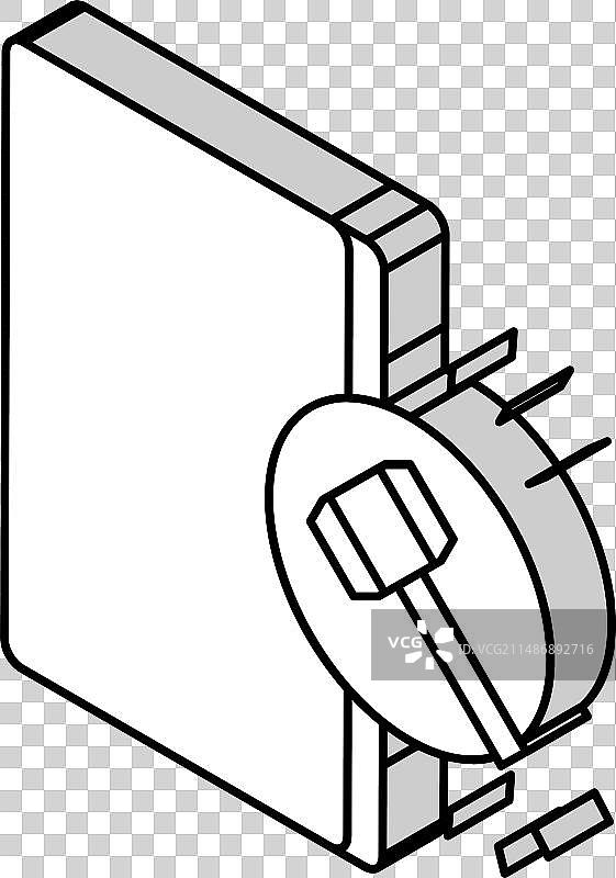 防震镜等距图标图片素材