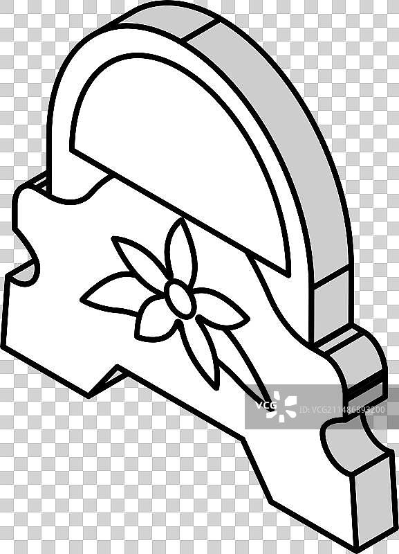 幼儿园2.5D罐子图标图片素材