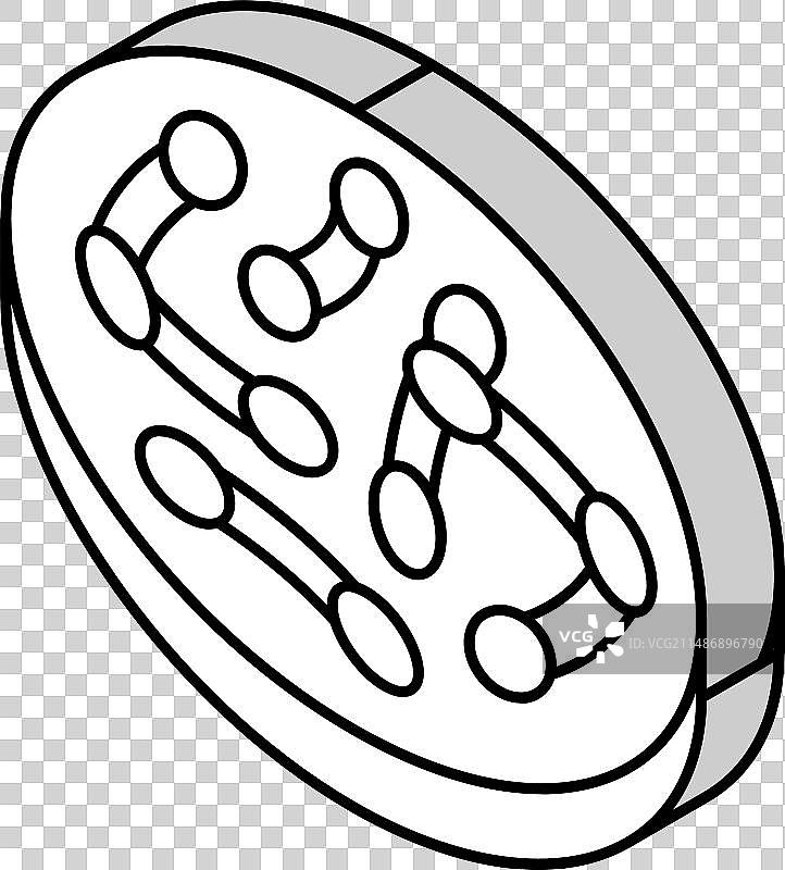 白喉棒状杆菌2.5D图片素材