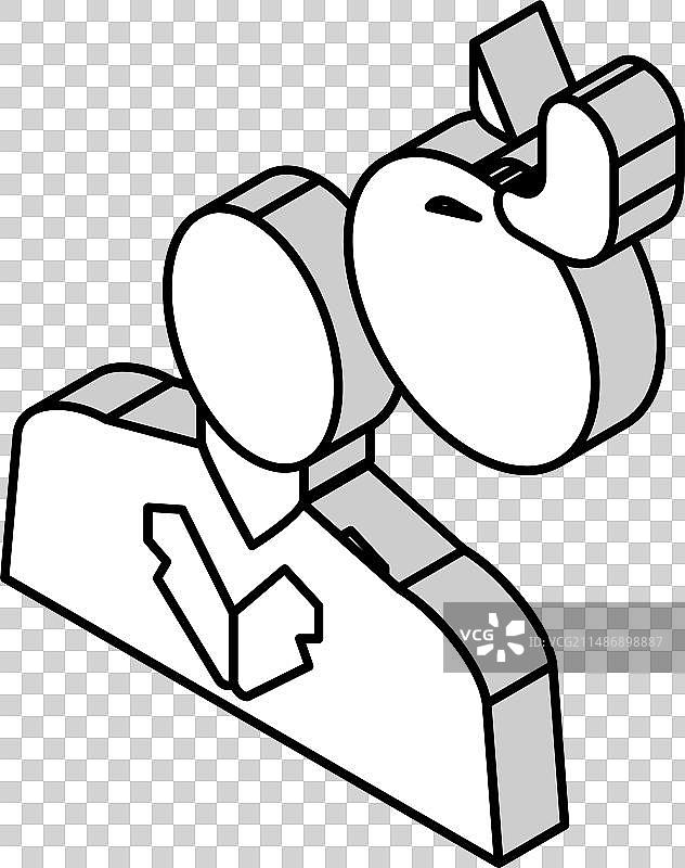 胃肠病医学专家2.5D图标图片素材