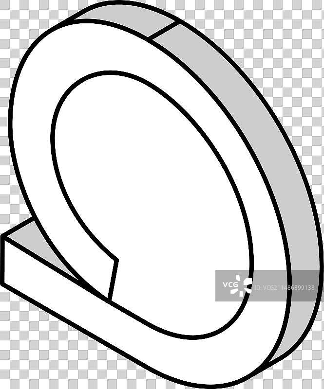 矿棉卷2.5D图标图片素材