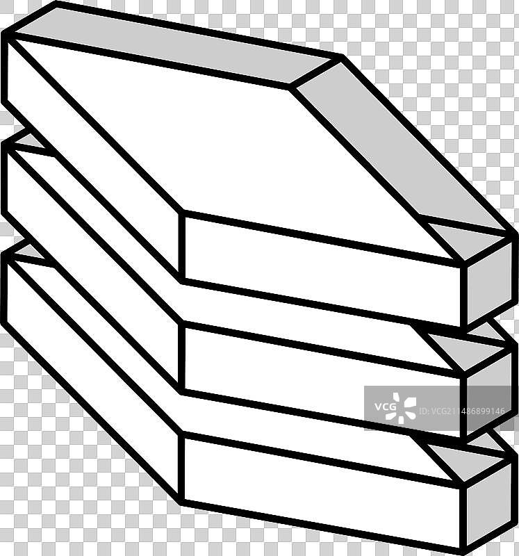 矿棉板2.5D图标图片素材