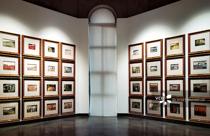 中国油画院风光系列之展厅光影景观（北京）图片素材