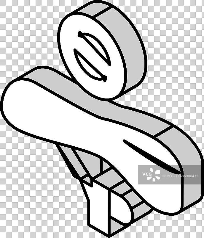 自行车座椅调节2.5D图标图片素材