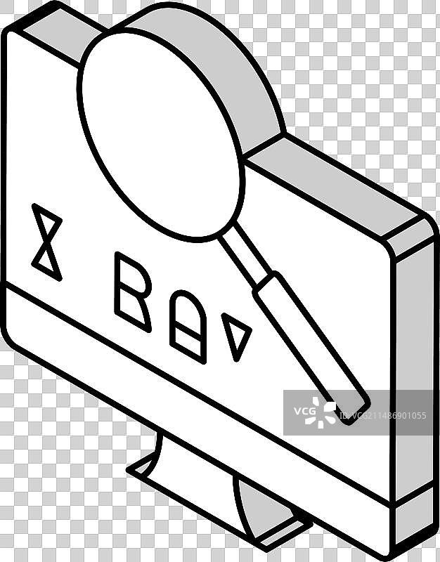 电脑屏幕上的X光放射学研究图片素材