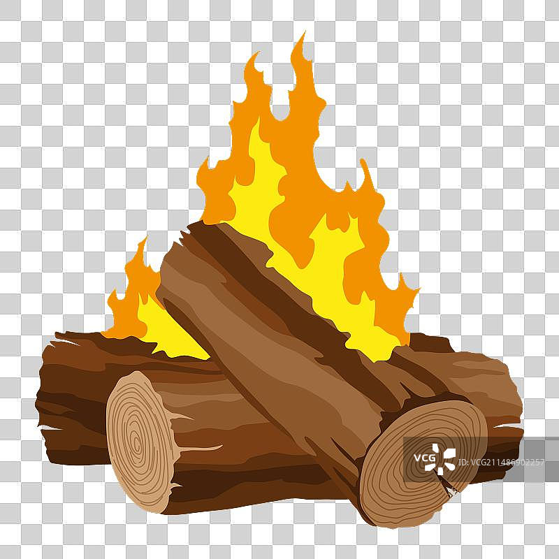 壁炉营火式燃烧木柴旅行图片素材