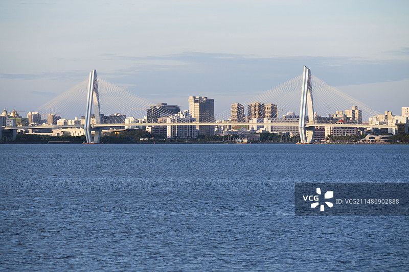 海口世纪大桥图片素材