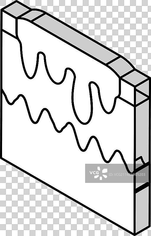 肥厚性痤疮疤痕2.5D图标图片素材