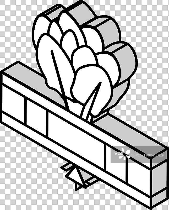 蔬菜水培灌溉2.5D图片素材