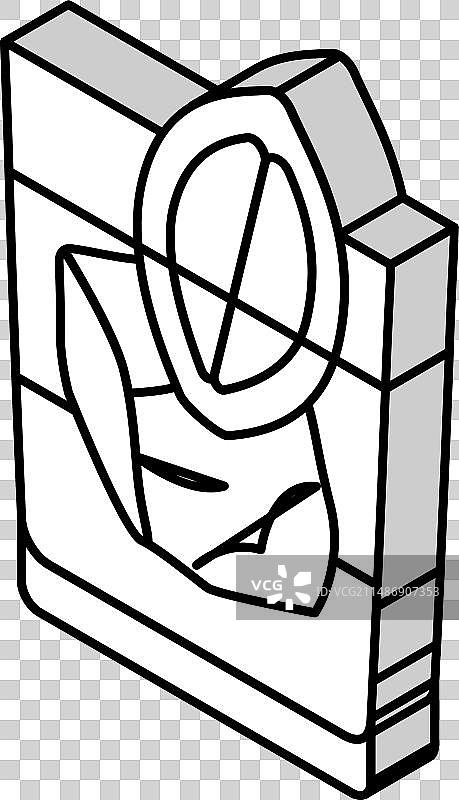 尼格龙尼鸡尾酒杯2.5D图标图片素材