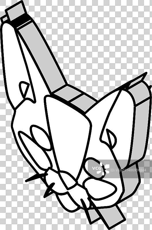 德文卷毛猫可爱宠物2.5D图标图片素材