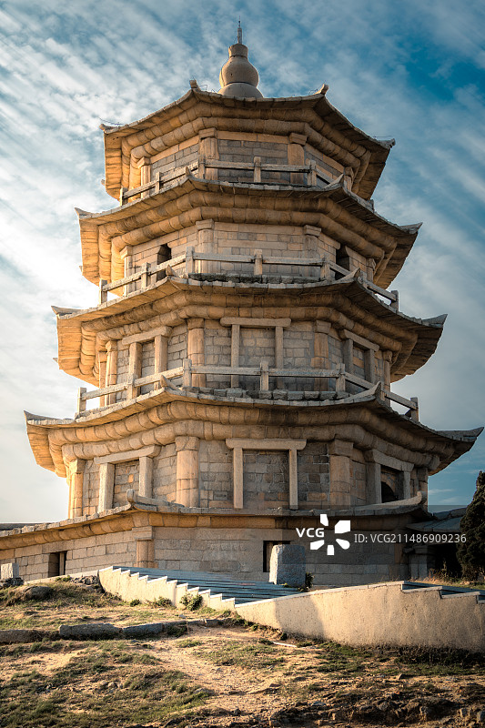 福建省泉州市石狮市宝盖山姑嫂塔万寿塔图片素材
