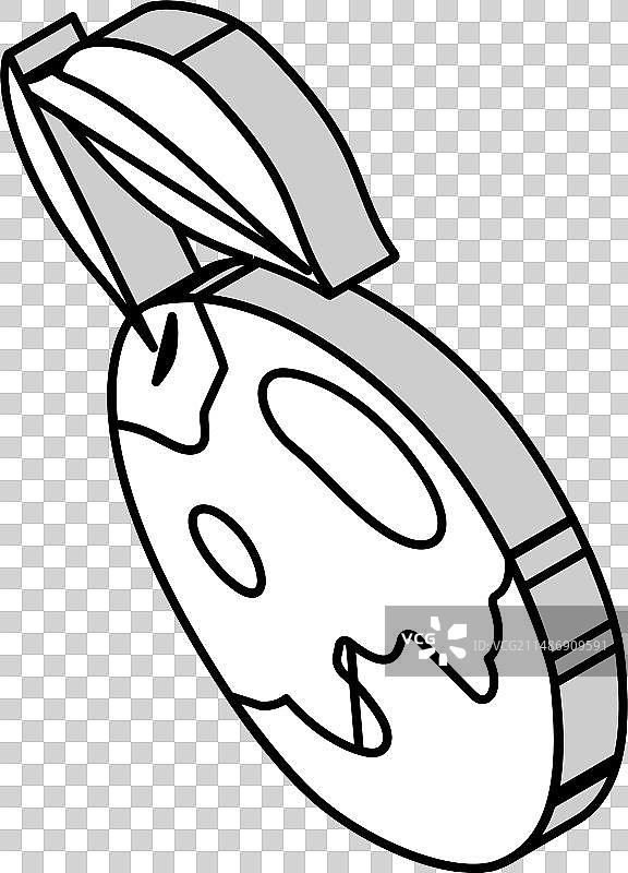 2.5D李子叶水果等距图标图片素材