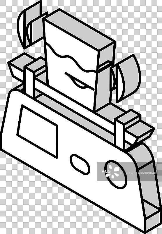 2.5D振动筛等距图标图片素材