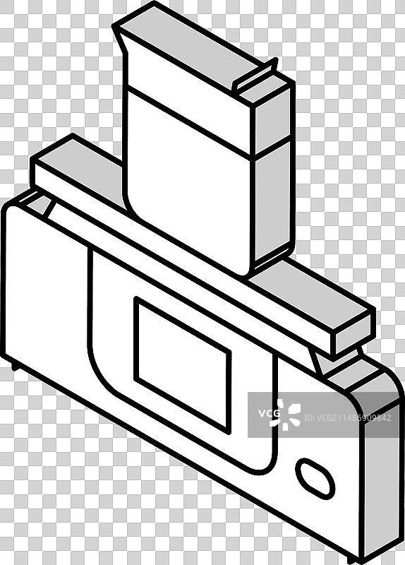 化学测试设备2.5D图标图片素材