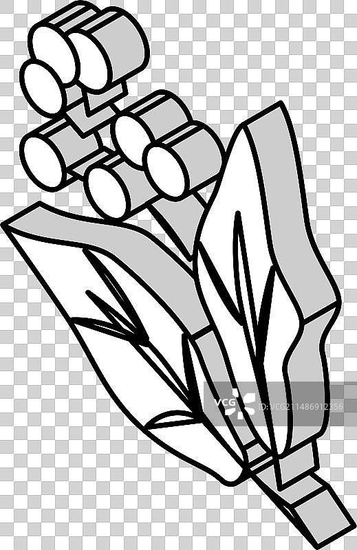 樟脑精油香薰2.5D图标图片素材