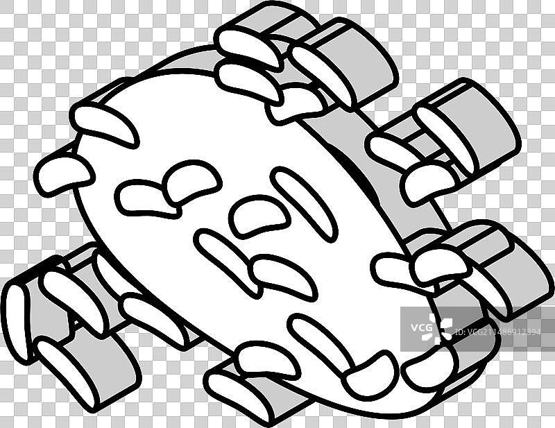 2.5D茉莉香米图标图片素材