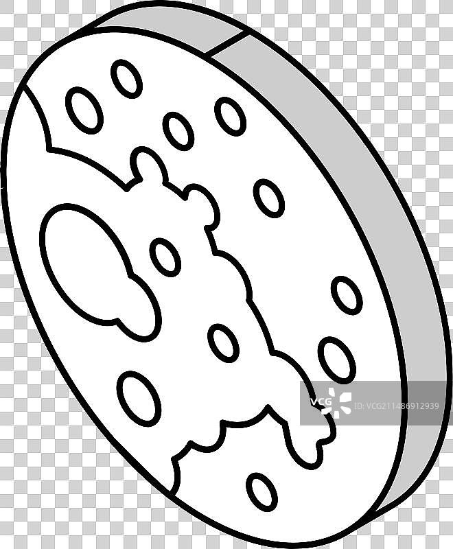 特应性皮炎皮肤病2.5D图标图片素材