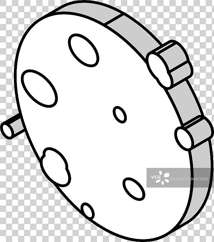 玫瑰糠疹皮肤病2.5D图标图片素材