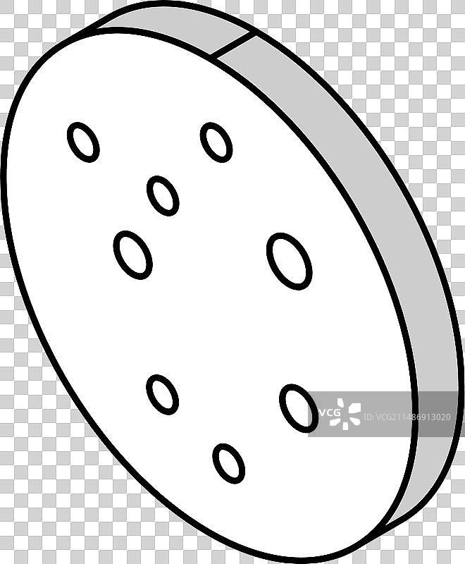 黑头皮肤病2.5D图标图片素材