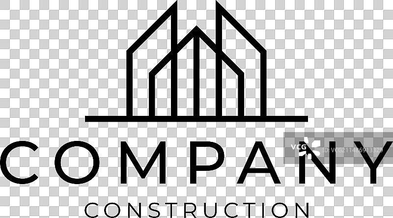 现代抽象简约建筑房地产图片素材