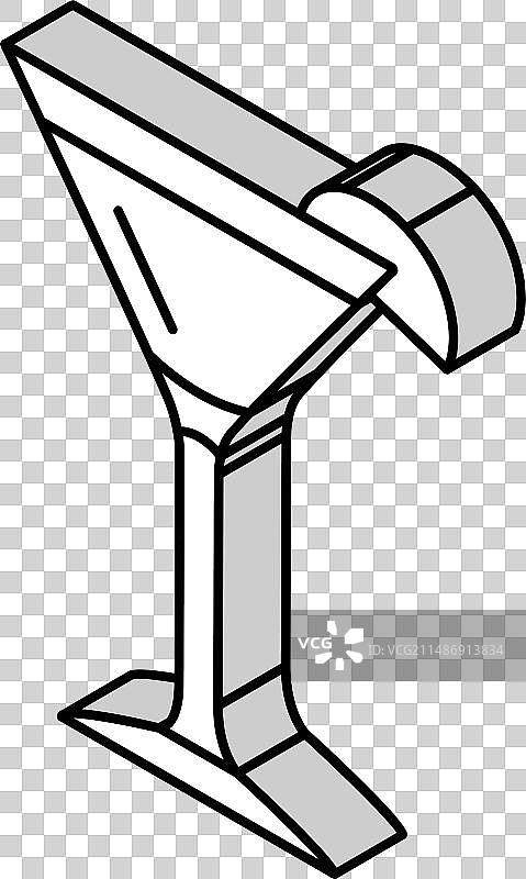 大都会鸡尾酒2.5D图标图片素材