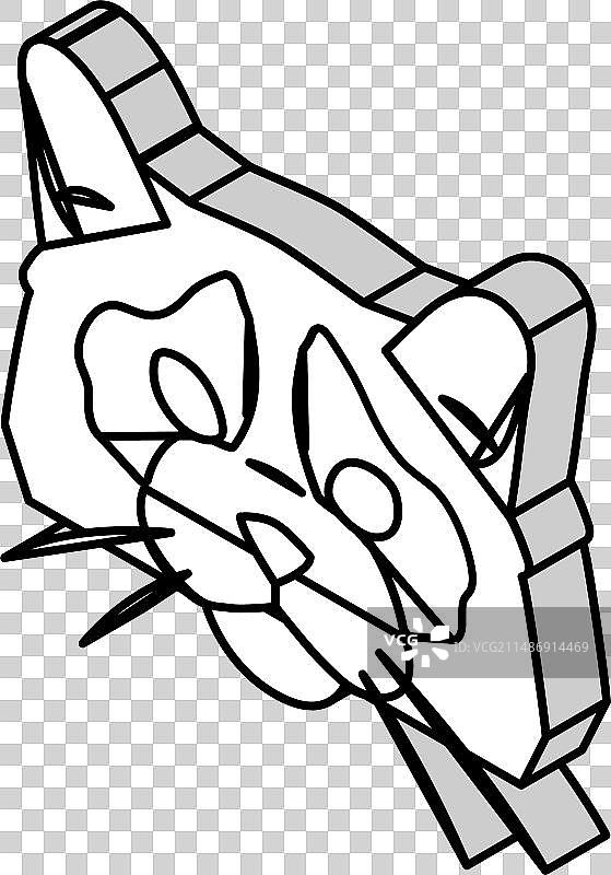 布偶猫可爱宠物2.5D图标图片素材