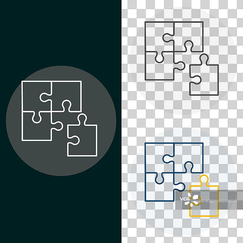 拼图图标设计图片素材