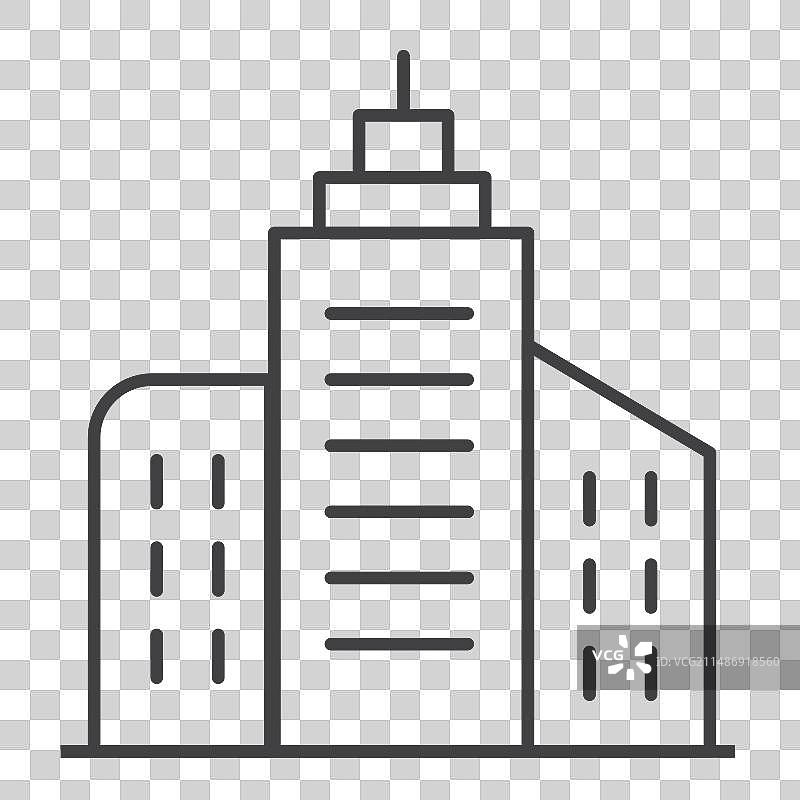 商业区图标设计图片素材