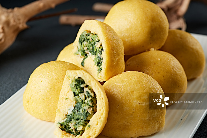 杂粮野菜团子图片素材