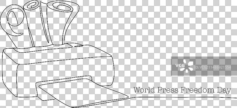 打印机单行密封新闻图片素材