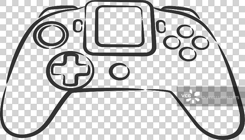 复古风游戏手柄图片素材