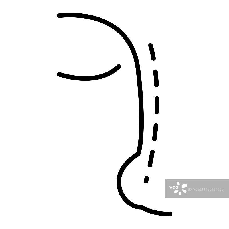 隆鼻手术图标图片素材