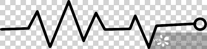艺术设计健康医疗心跳脉搏图片素材