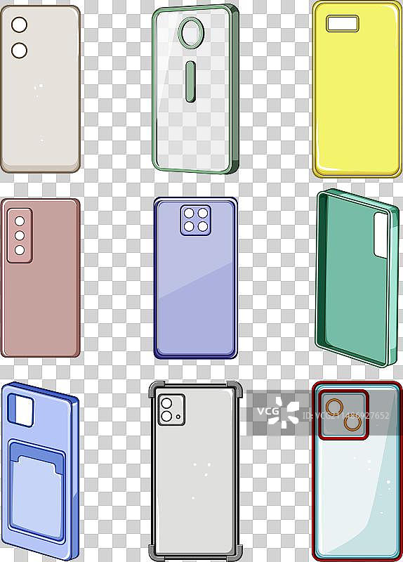 卡通电话亭合集图片素材