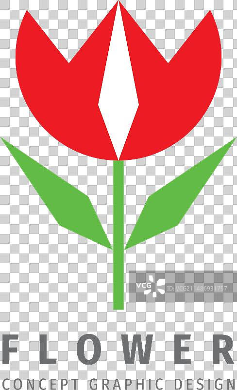 绿色树叶概念商务标志设计图片素材