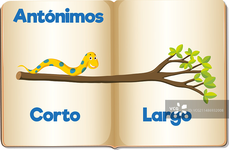 西班牙语教育短语和长语图片素材