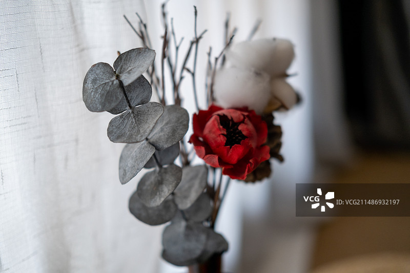 一束干枯的花图片素材