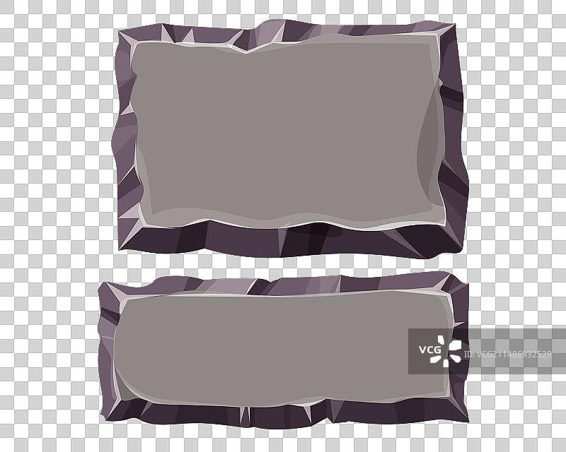 石质游戏菜单面板纹理UI框架图片素材