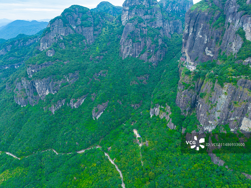 福建漳州和平县通灵山航拍图片素材