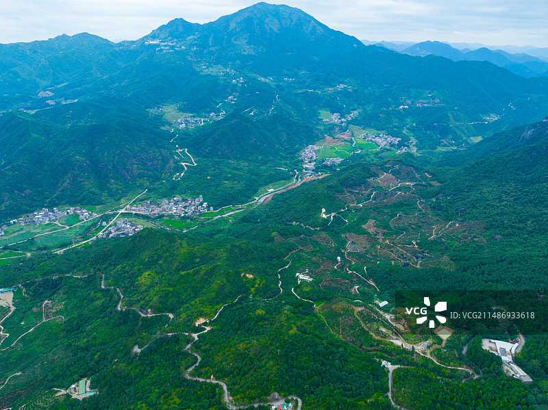 福建漳州和平县通灵山航拍图片素材